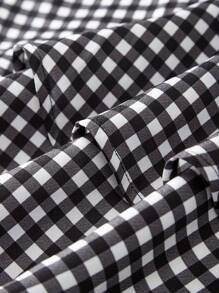 SHEIN MOD Conjunto de Top tipo Cami con lazo y falda floral, color oscuro/multicolor, verano