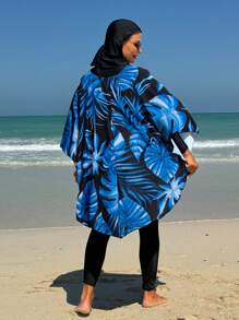 Swim Mulvari Women's Summer Beach Tropical Printed Cover-Up - Multicolor - View 2