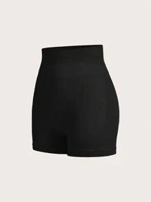 Easithlete Shorts deportivos de unicolor y simple con cordón, adecuados para uso casual diario, short de spandex