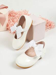 Comfortable Flat Shoes For Little Girls' Outdoor Activities, Infant Walking Shoes, Fashionable Baby Girl Outdoor Flat Shoes - White - View 6