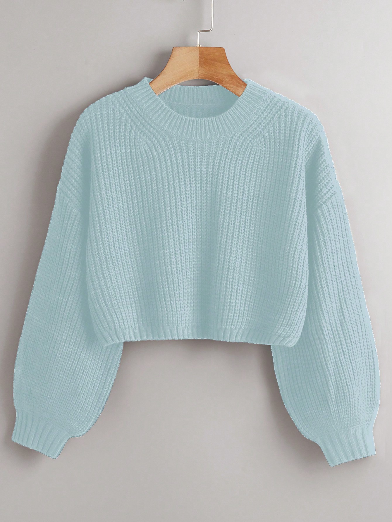 SHEIN Essnce Solid Color Casual Round Neck Pullover Sweater With Long Sleeves