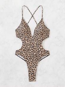 Swim Vcay Random Print 1-Piece Swimsuit For Women Summer - Multicolor - View 3