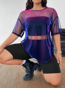 CovetEZ 大尺碼女性時尚兩件套日常穿著套裝 - 彩色 - 查看 1