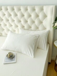 1pc Solid Color Polyester Envelope Pillowcase, No Inner - Multicolor - View 2