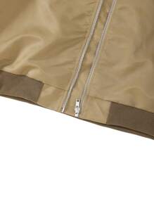 Men's New Fashionable Coffee Brown Jacket, Daddy And Me Matching Outfits (2 Pieces Sold Separately) - Coffee Brown - View 7