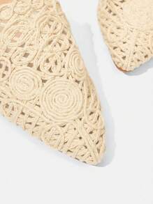 Styleloop Women's Flat Slip-On Shoes, Boho, Retro American, Bohemian, Western Style, Suitable For Vacation, Music Festival, Party