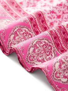 SHEIN Frenchy 小花印花背心上衣，夏季上衣，度假服裝 Bridgerton - 粉色 - 查看 6