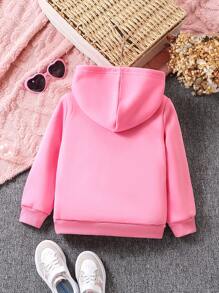 SHEIN Sudaderas para niñas jóvenes de color rosa con estampados gráficos lindos y coloridos con motivos como gatos, murciélagos, arañas, calabazas, moños, aptas para invierno, verano, otoño, primavera, uso casual, exterior, interior, fiesta, clásico, de moda, versátil, princesa, deportivo