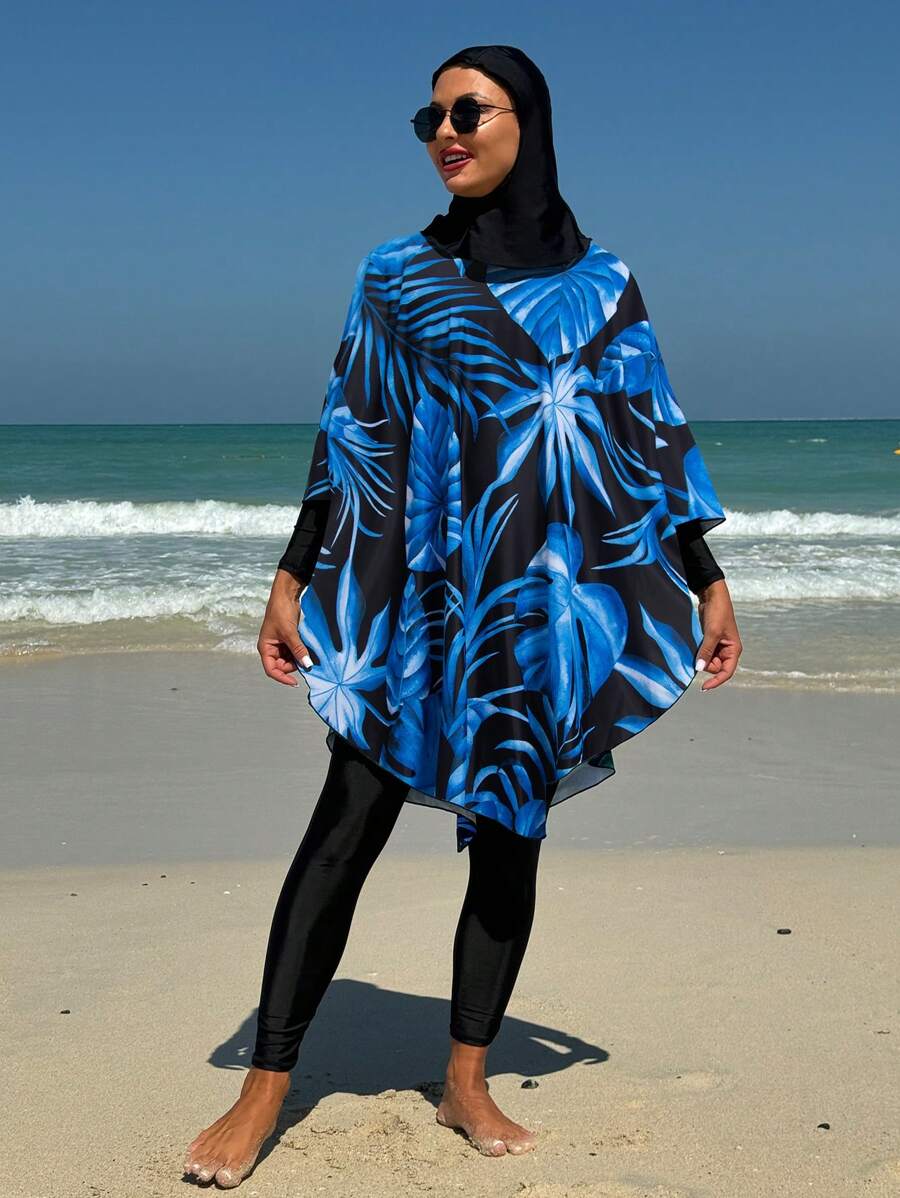 Swim Mulvari Women's Summer Beach Tropical Printed Cover-Up - Multicolor - View 1