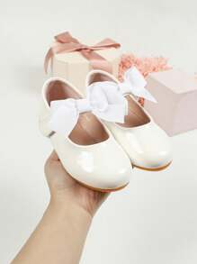 Comfortable Flat Shoes For Little Girls' Outdoor Activities, Infant Walking Shoes, Fashionable Baby Girl Outdoor Flat Shoes - White - View 4