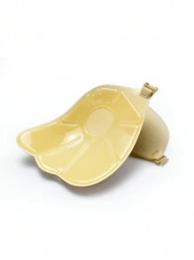 Women Invisible Adhesive Bra, Front Closure Sticky Bra - Apricot - View 6