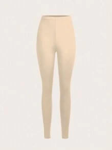 Slaydiva 3入組女性夏季休閑純色修身長褲 - 彩色 - 查看 3