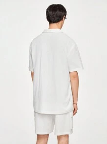 Chillumni Men's Plain & Simple Daily Pocket Shirt Set