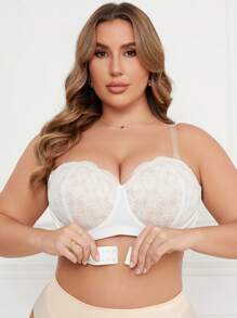 DesireSculpt Bra de encaje con aro de talla grande, 1 pieza