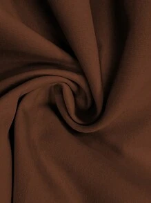 RosyDaze Solid Color Simple Pleated Skirt, Daily Casual Wear Maxi Women Outfit Fall Cloth For Women