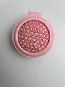 ROMWE Kawaii Cute Pink Bowknot Air Cushion Comb, Anti-Static Cross-Border Hot-Selling Scalp Massage Comb - Pink - View 5