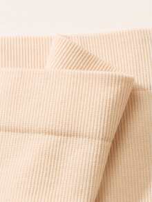 Ropa interior femenina simple con relleno de cadera trasera transparente de encaje - Albaricoque - Ver 8