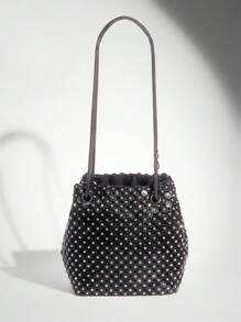 SHEIN BAE Women's Valentine's Day Date Handbag, Shoulder Bag - Black - View 1