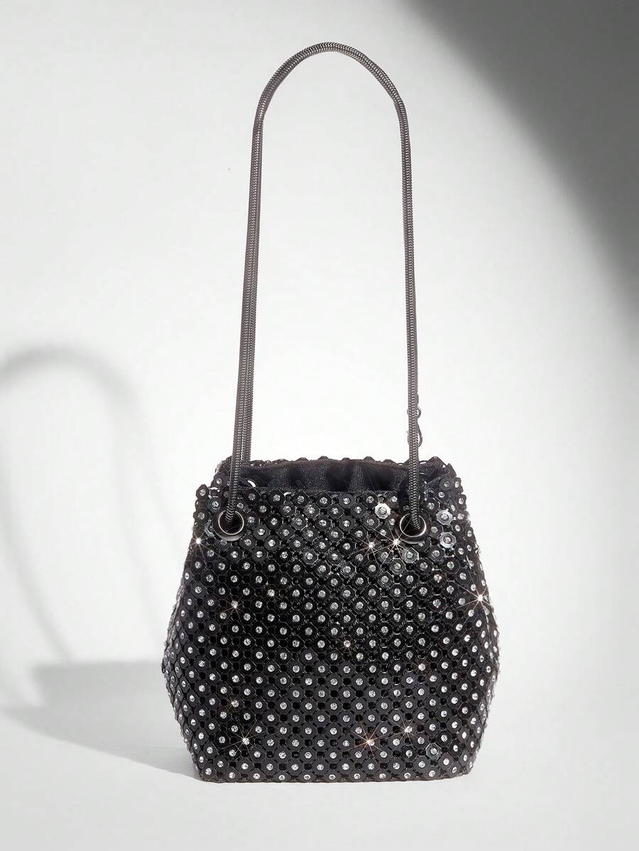 SHEIN BAE Women's Valentine's Day Date Handbag, Shoulder Bag - Black - View 1
