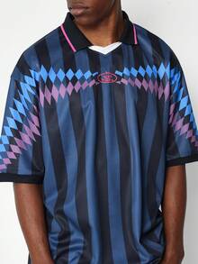 SUMWON Camiseta de fútbol con impresión gráfica frontal y trasera - Multicolor - Ver 3