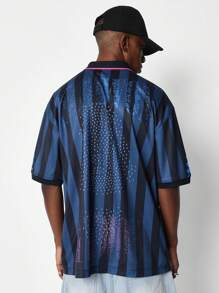 SUMWON Camiseta de fútbol con impresión gráfica frontal y trasera - Multicolor - Ver 1