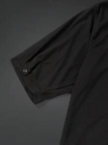 Manfinity Sport Corelite 男友风男士纯色拉链短袖运动 Polo T 恤，夏季