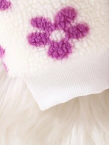 Bộ áo liền quần in hoa đơn giản và dễ thương dành cho bé gái có băng đô, mùa Thu/Đông - Nhiều màu - Xem 4