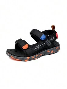 1 par Sandalias deportivas de verano para niños adolescentes, calzado de playa - Negro - Ver 3