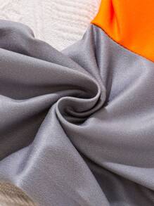 女童万圣节骷髅撞色紧身裤