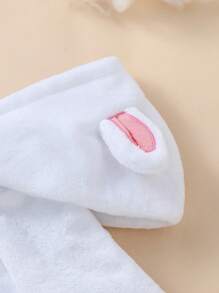 寶寶女孩公主風格厚款休閒外套 - 白色 - 查看 3