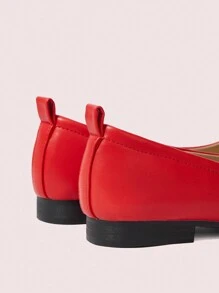 CUCCOO DOLLMOD Red Ballet Flats With Bowknot For Women  Halloween Sorceress - Red - View 8