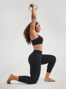 GLOWMODE 24 英寸 FeatherFit™ Love To Move 紧身裤 低冲击日常情人节爱 - 黑色 - 查看 9