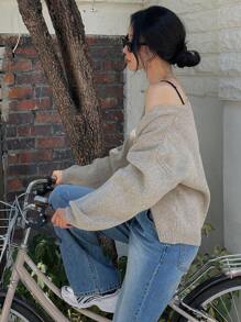 Dazy-Less كارديجان أمامي بأزرار، أكمام طويلة، ملابس خريفية كاجوال للعمل، بليزر للسيدات