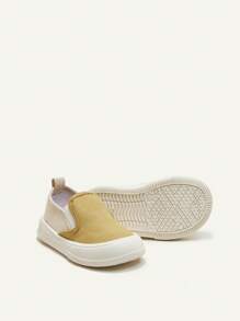 Cozy Pixies 兒童中性款時尚潮流設計舒適休閒運動布鞋 - 黃色 - 查看 3