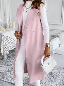 EMERY ROSE 無袖中長羊毛背心