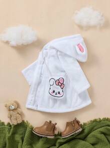 寶寶女孩公主風格厚款休閒外套 - 白色 - 查看 1