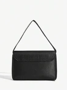 SHEIN BAE Women's Decorative Diamond Tote Bag, Suitable For Daily Wear - Black - View 5