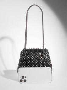 SHEIN BAE Women's Valentine's Day Date Handbag, Shoulder Bag - Black - View 2