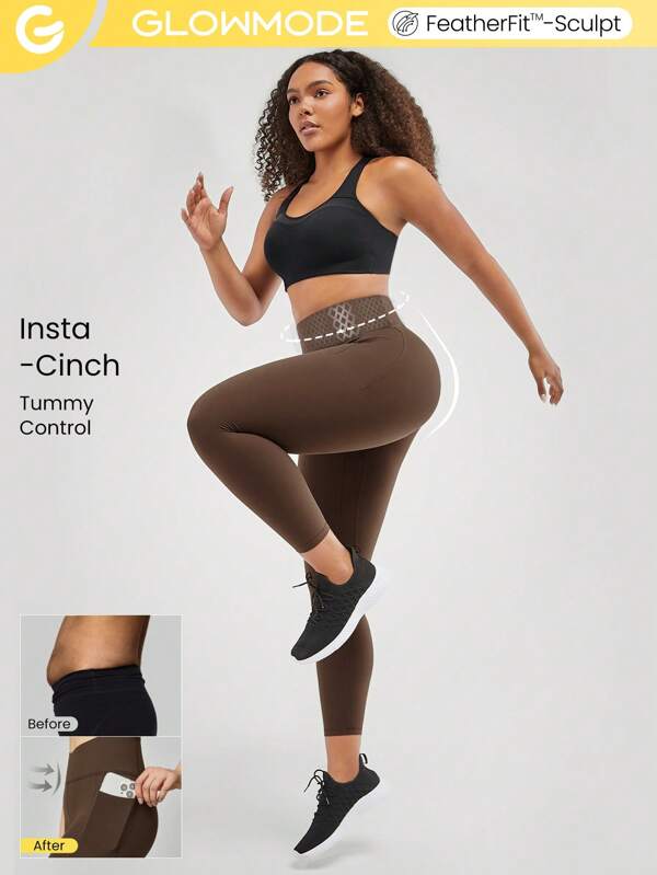GLOWMODE Estampa total Legging de desporto