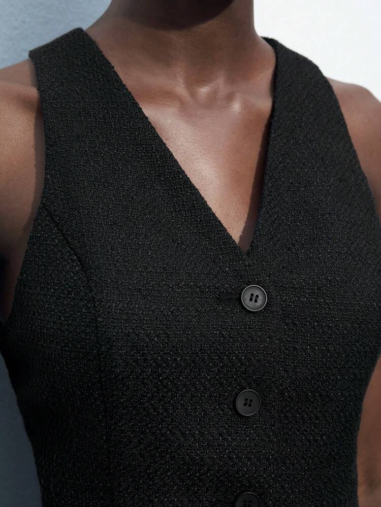 SHEIN Maija Waist-Revealing, Layered Back, Modern Urban Personalized Blazers In Fall/Winter