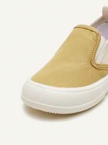 Cozy Pixies 兒童中性款時尚潮流設計舒適休閒運動布鞋 - 黃色 - 查看 7