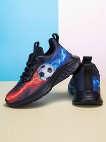 1 Pair Boys' Comfortable Fashionable Casual Lightweight Sneakers For Spring & Summer