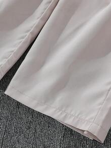 SHEIN Young Girls' Casual Embroidered Two-Piece Outfit - White - View 6