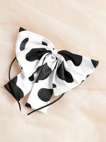 6pcs/Set Plus Size Triangle Cup Bra, T-Shirt, Apron And Armband - Black and White - View 6