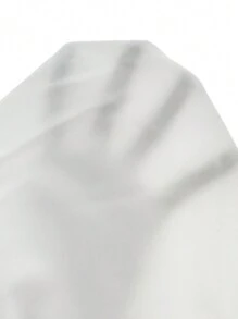 Manfinity RelaxMax 男士夏季休閒純色斜口口袋短褲 - 白色 - 查看 6