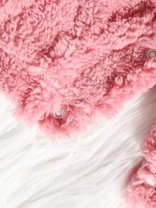 Váy dài tay đơn giản hàng ngày cho bé gái - Hồng - Xem 7