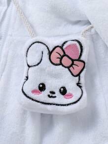 寶寶女孩公主風格厚款休閒外套 - 白色 - 查看 6