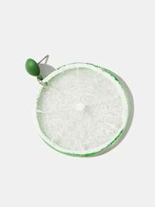 Twin Melody X SHEIN 1對檸檬圓片亞克力耳環 - 綠色 - 查看 4