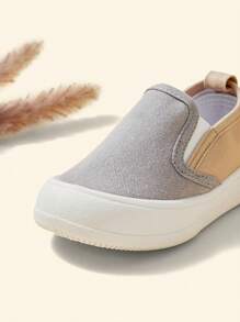 Cozy Pixies Baby Boys Colorblock Comfortable Slip On Canvas Shoes For Outdoor - Multicolor - View 8