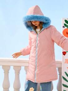 Tween Girls  Leisure Reversible Coat, Cute - Multicolor - View 3